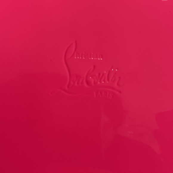 New Christian Louboutin Loubila patent leather bag in Poupidou pink - Picture 3 of 9